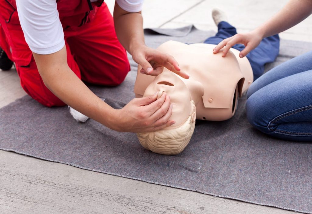 Emergency first aid for care workers
